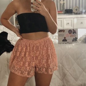 MINKPINK LACE SHORTS